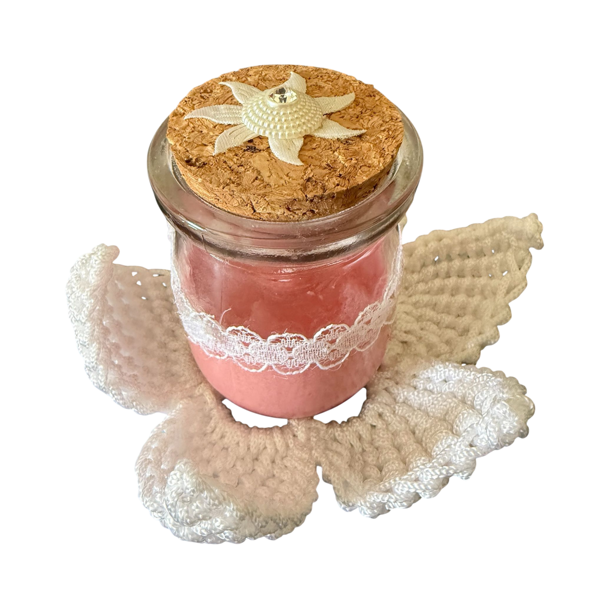 Candle with Lace