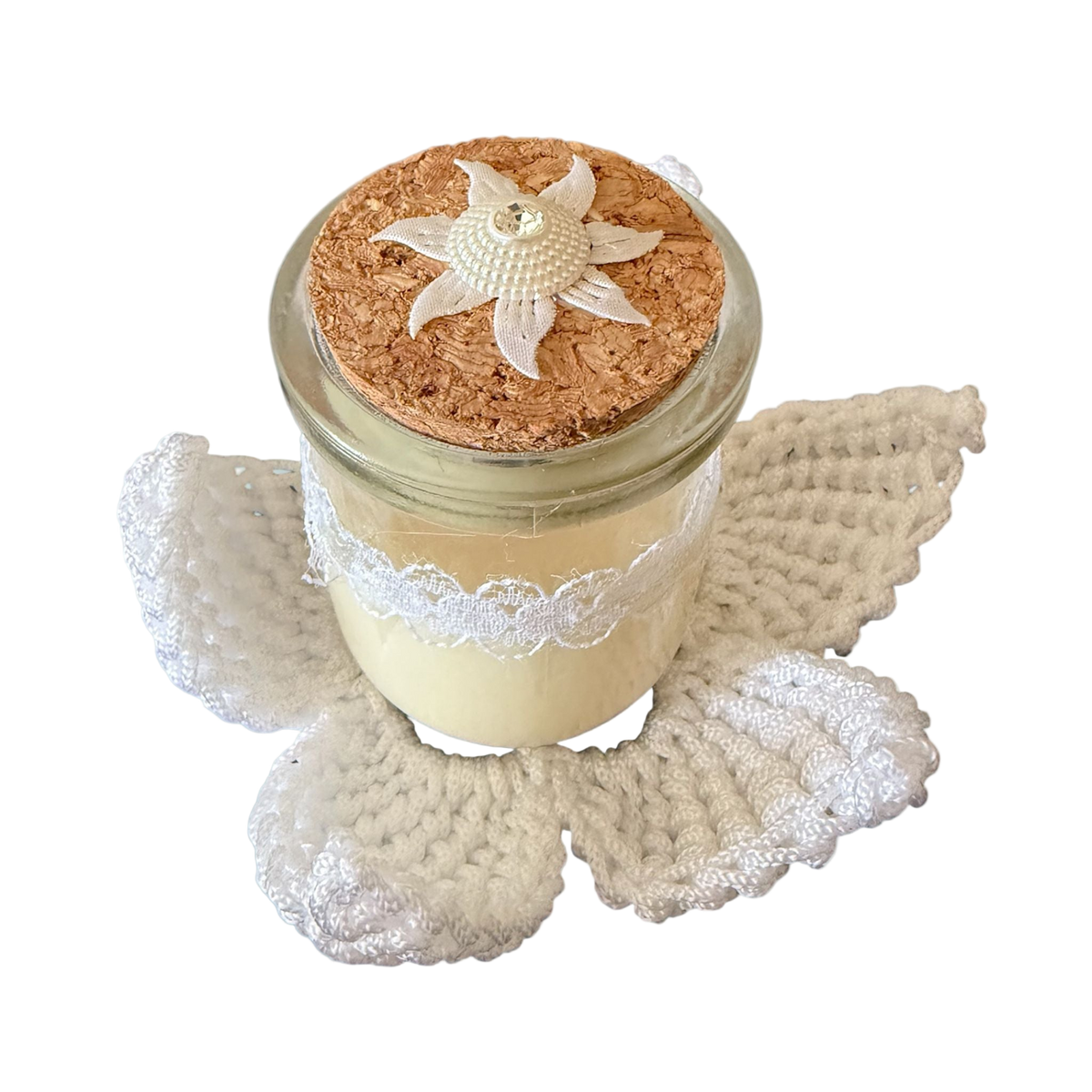 Candle with Lace