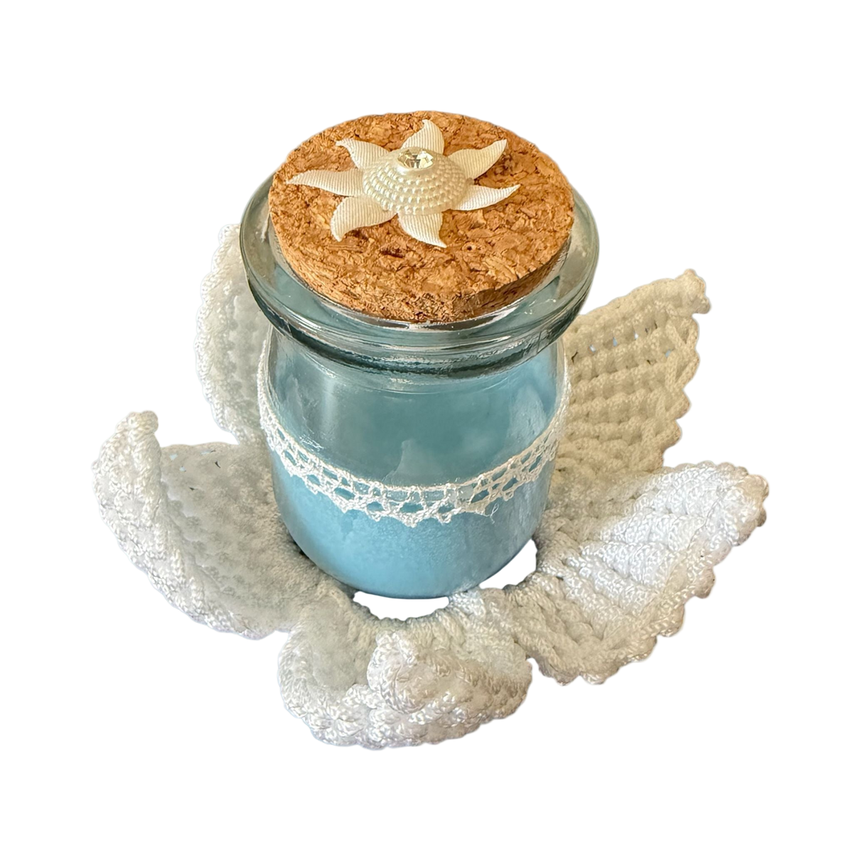 Candle with Lace